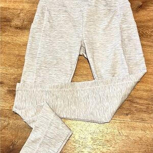 Shoactive Leggings Purple Gray Side Pocket Size L Workout Loungewear EUC